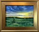 At the End of the Storm is a Golden Sky  11 x 14"