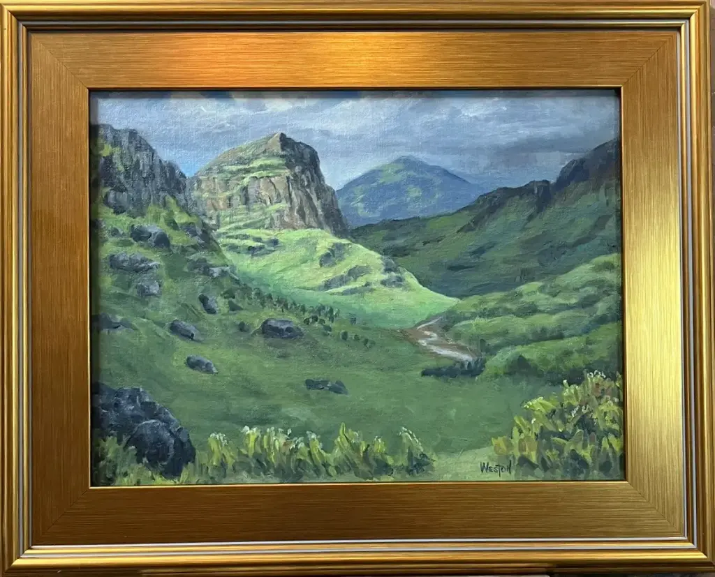 Scottish Highland Summer  12 x 16"